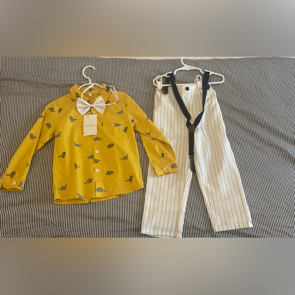 Boys size 130 (4T) Spring or Easter church or Easter bunny outfit